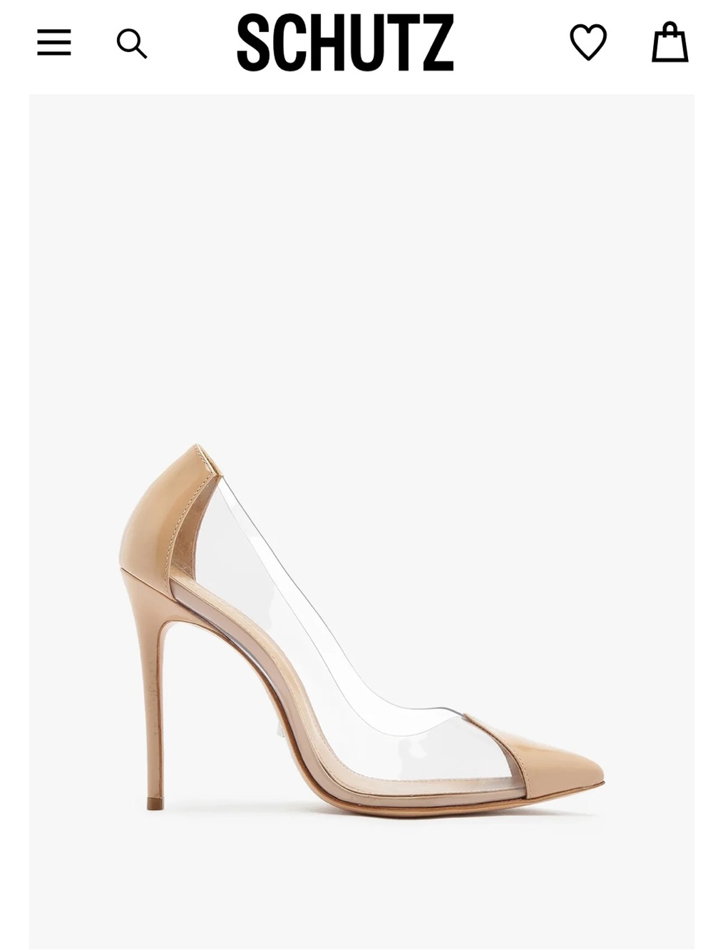 Schutz CENDI PUMP Nude Size 7